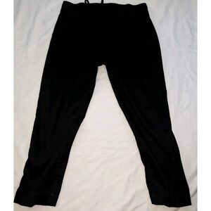 Buffalo David Bitton Women's Large Black Elastic Pants With Pockets, Drawstring